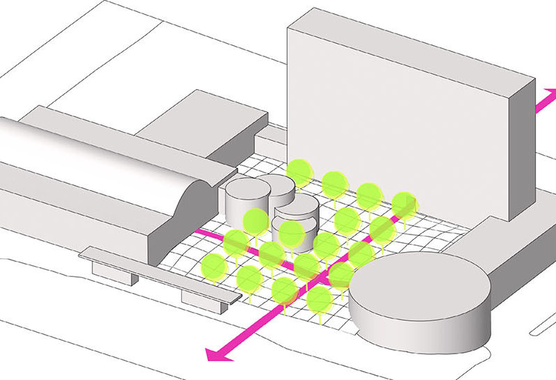 Revitalizace veřejného prostranství před OC Cíl