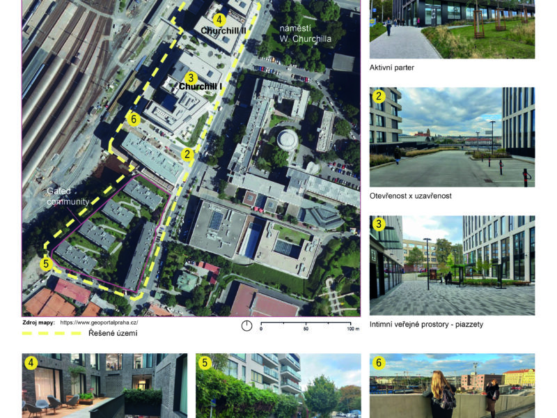 Bytové a administrativní centrum na náměstí W. Churchilla