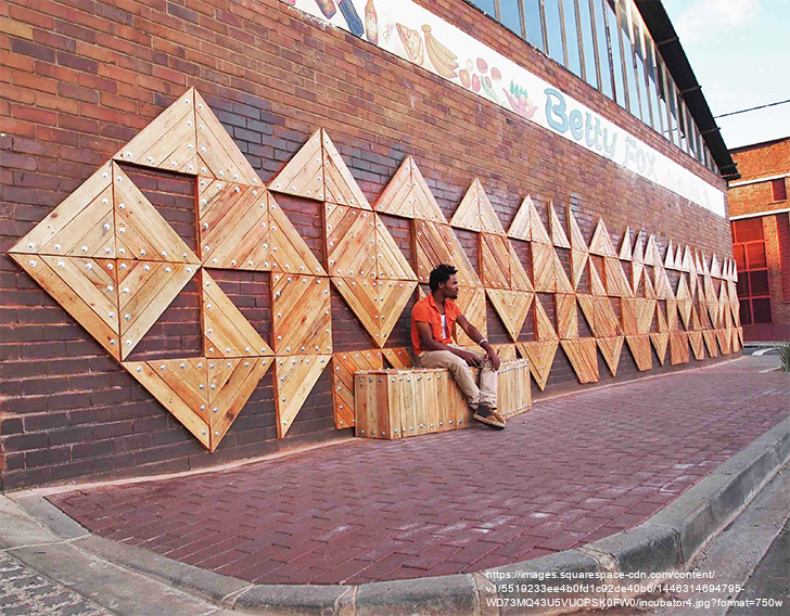 Betty Fox Facade Installation by r1