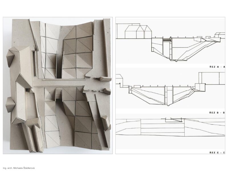 Průchod valem Prašného mostu
