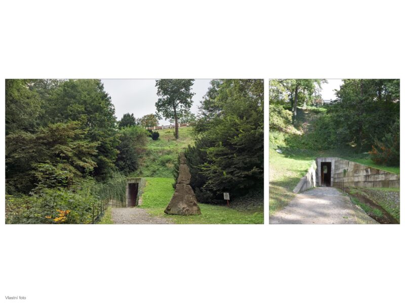 Průchod valem Prašného mostu