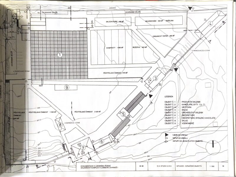 Produkční skleník Pražského hradu