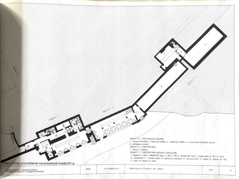 Produkční skleník Pražského hradu