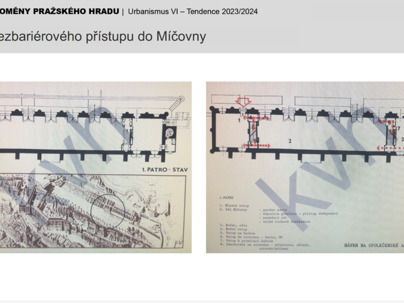 Úprava bezbariérového přístupu do Míčovny