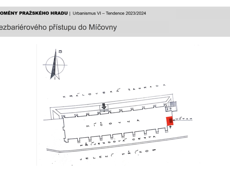 Úprava bezbariérového přístupu do Míčovny
