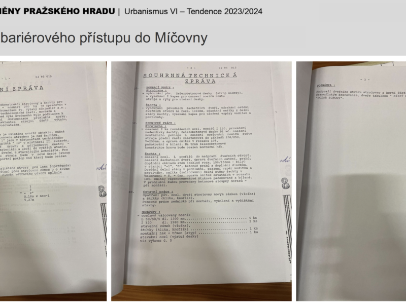 Úprava bezbariérového přístupu do Míčovny